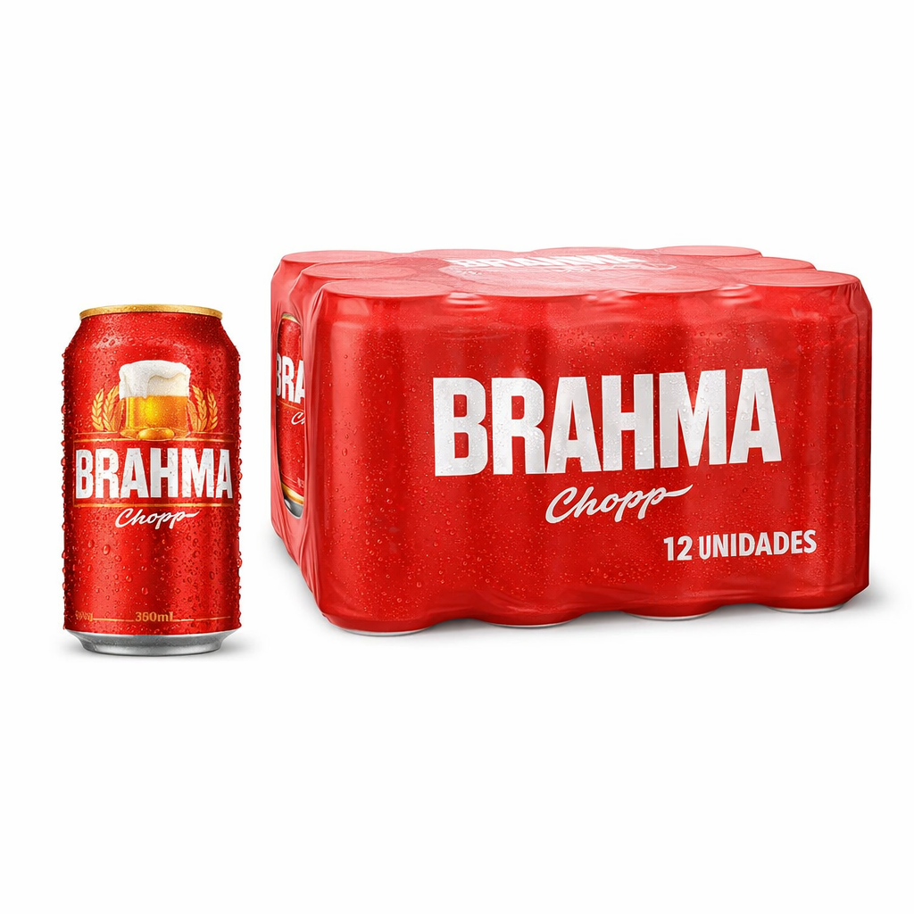 Cerveja Brahma Pack c/12 350ml